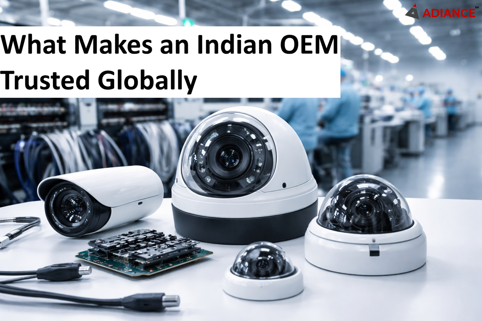 What Global CCTV Brands Look for in an Indian OEM CCTV Manufacturer
